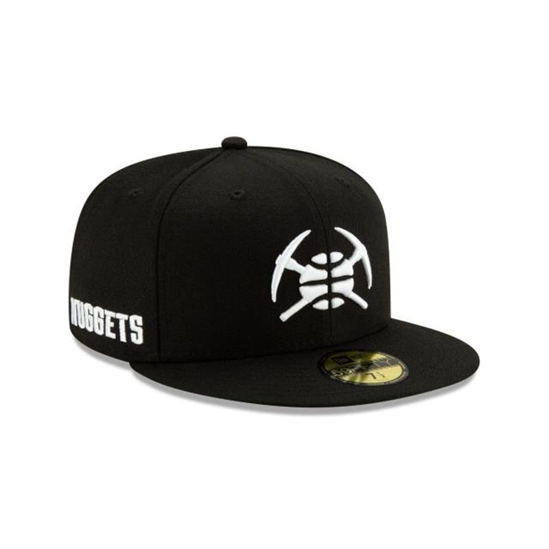 NBA Denver Nuggets 2019 Authentics City Series Alt 59Fifty Fitted (UVM5562) - Black New Era Caps